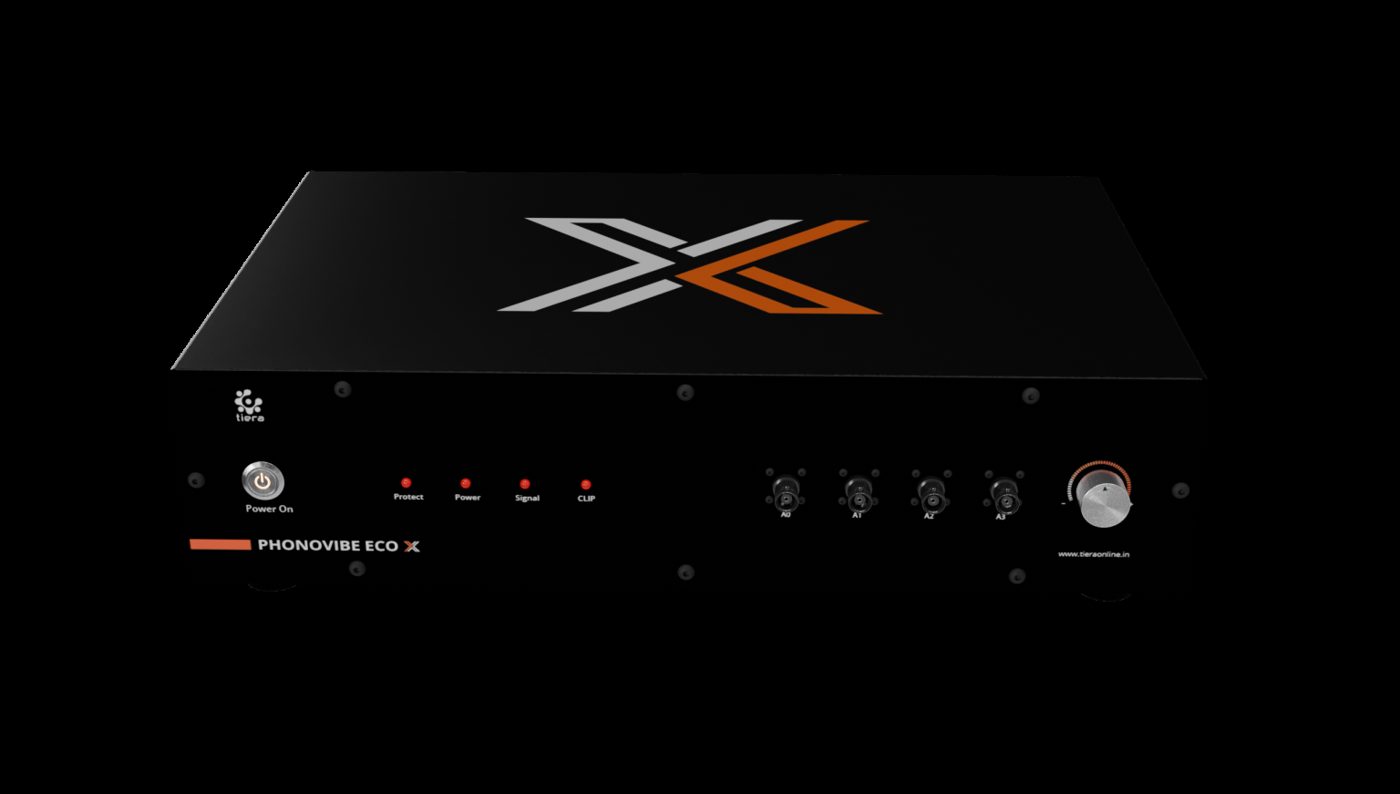 PhonoVibe Eco X — Integrated Vibration Bench detail